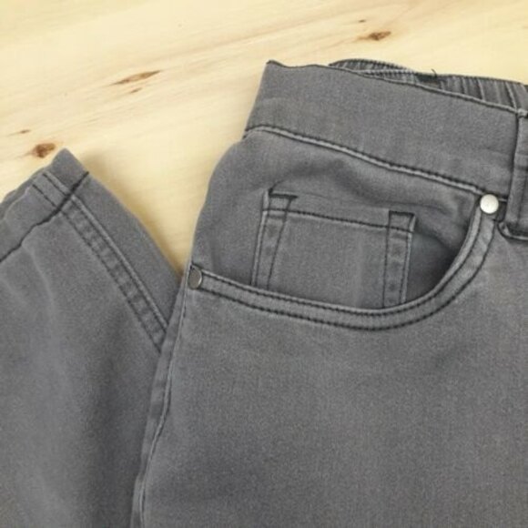 Catherines Sateen Stretch Elastic Zipper Petite Womens Plus 26WP Stretch Jeans - Picture 3 of 12